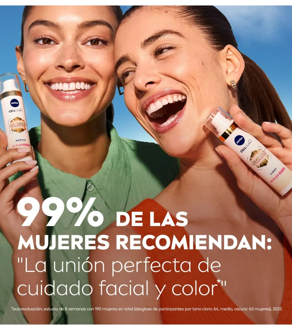 Fluido con color antimanchas Luminous 630 SPF30 - Tono claro>Nivea New