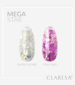 Gel de decoración de uñas Megastar - Silver Flicker><noscript><img width=