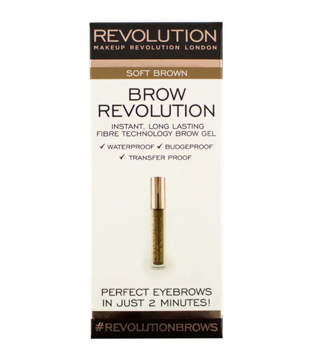 Gel para cejas Brow Revolution - Soft Brown>Makeup Revolution New