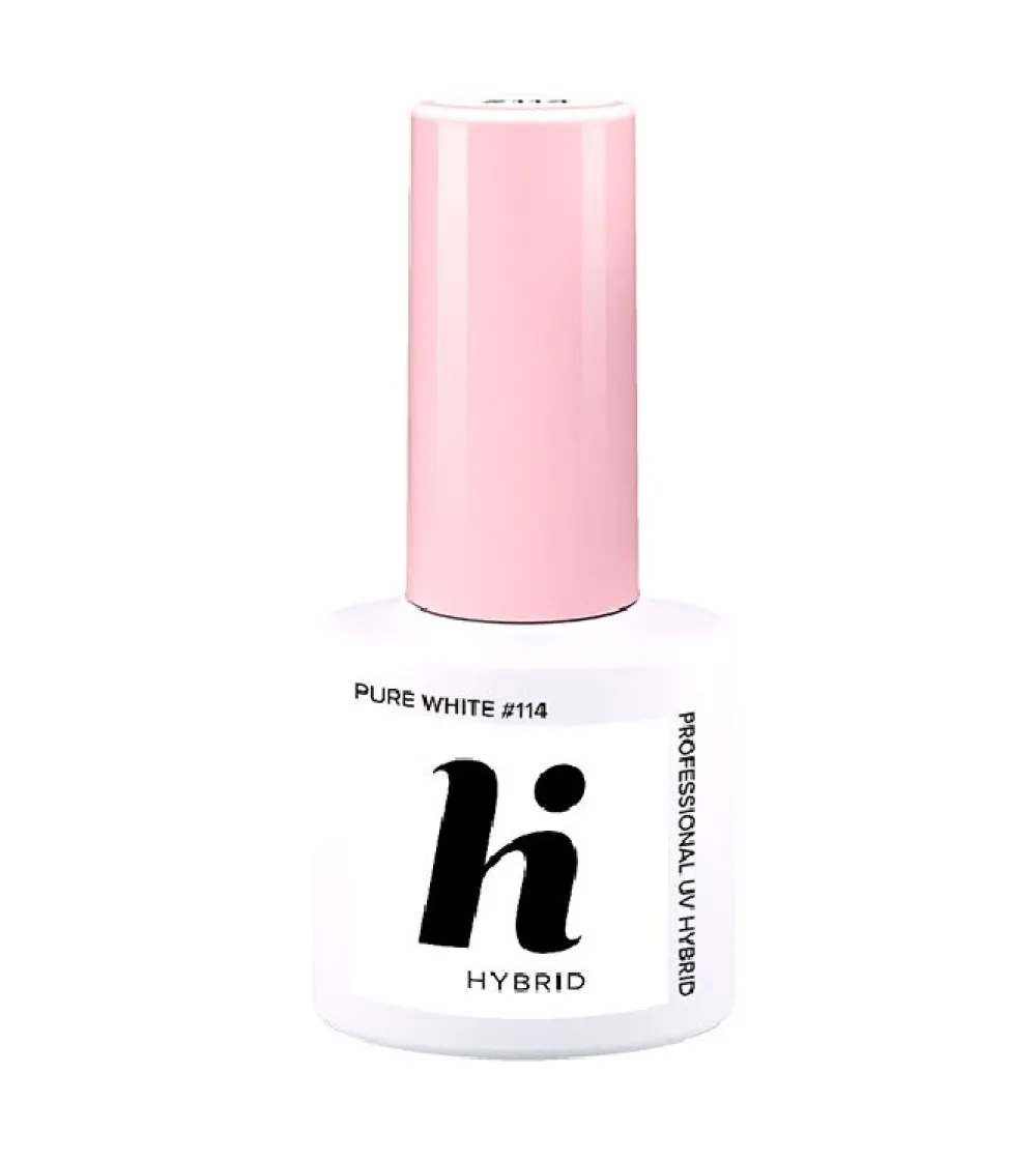 *Hi Sport* - Esmalte de uñas semipermanente - 114: Pure White>Hi Hybrid Sale