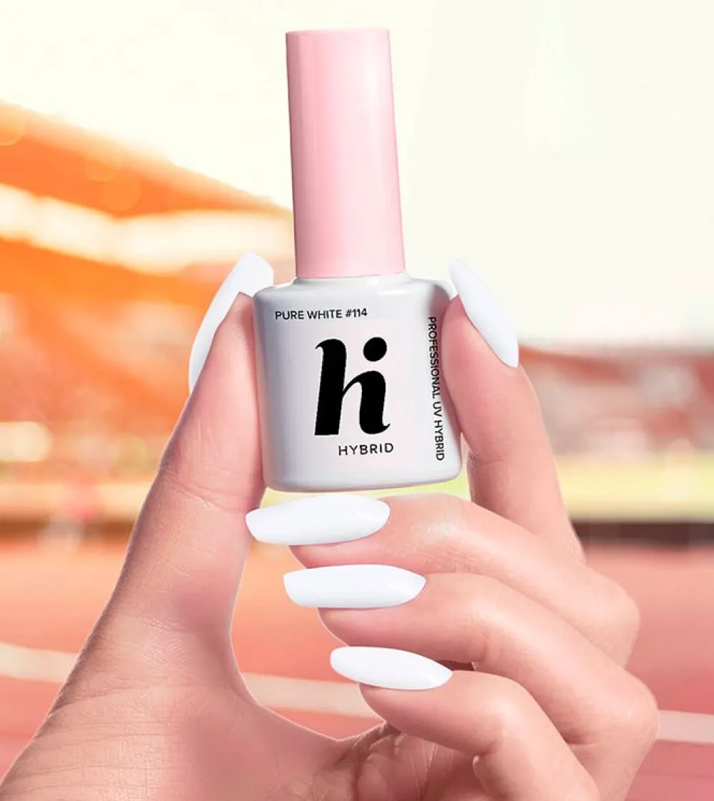 *Hi Sport* - Esmalte de uñas semipermanente - 114: Pure White>Hi Hybrid Sale