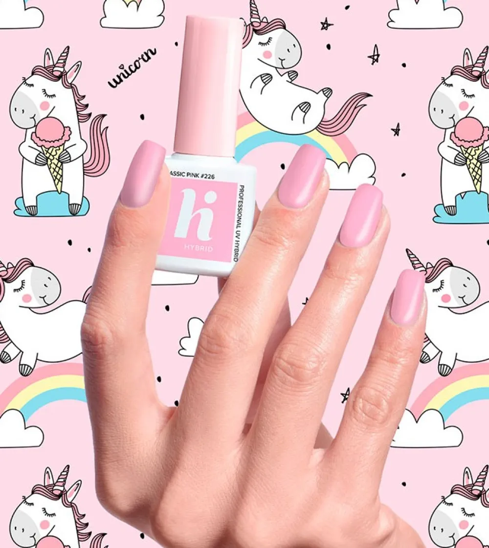 *Hi Unicorn* - Esmalte de uñas semipermanente - 226: Classic Pink>Hi Hybrid Hot