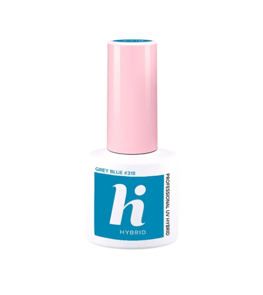 *Hi Unicorn* - Esmalte de uñas semipermanente - 318: Grey Blue>Hi Hybrid Discount