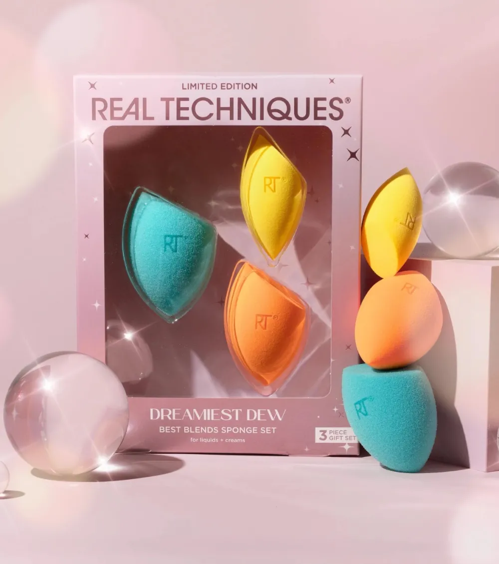 *Holidays 24* - Set de tres esponjas Dreamiest Dew>Real Techniques New