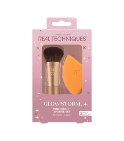 *Holidays 24* - Set mini brocha + esponja Glowstorm>Real Techniques Best