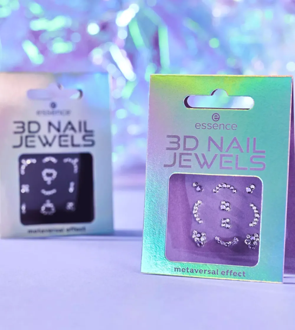 Joyas adhesivas para uñas en 3D - 02: Mirror Universe>essence Discount