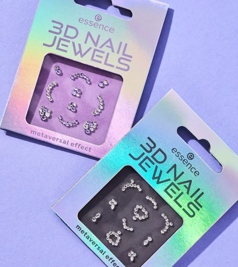 Joyas adhesivas para uñas en 3D - 02: Mirror Universe>essence Discount