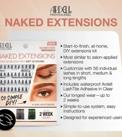 Kit de extensiones de pestañas Naked Extensions><noscript><img width=