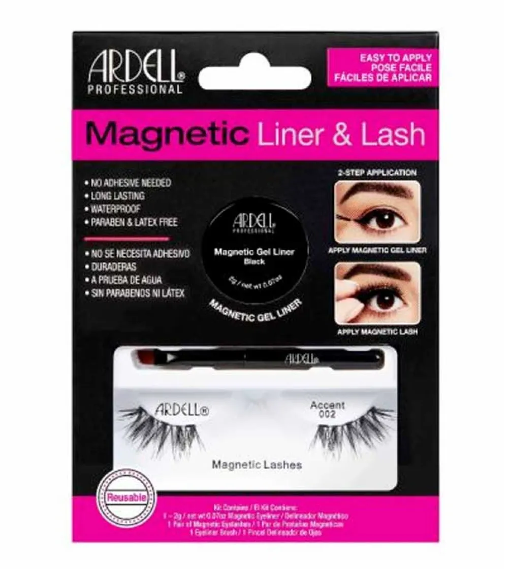 Kit pestañas postizas y delineador Magnetic Liner & Lash - Accent 002>Ardell