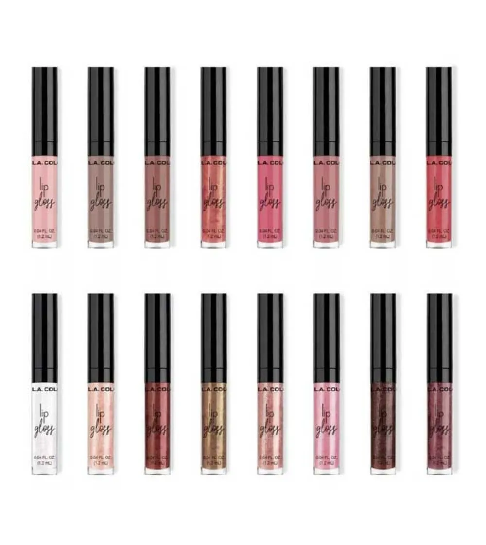 L.A Colors - Set de 16 brillos de labios Gloss Fanatic>L.A. Colors Hot