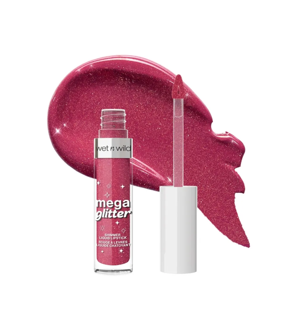 Labial líquido con shimmer Mega Glitter - Pink Future>Wet n Wild Outlet