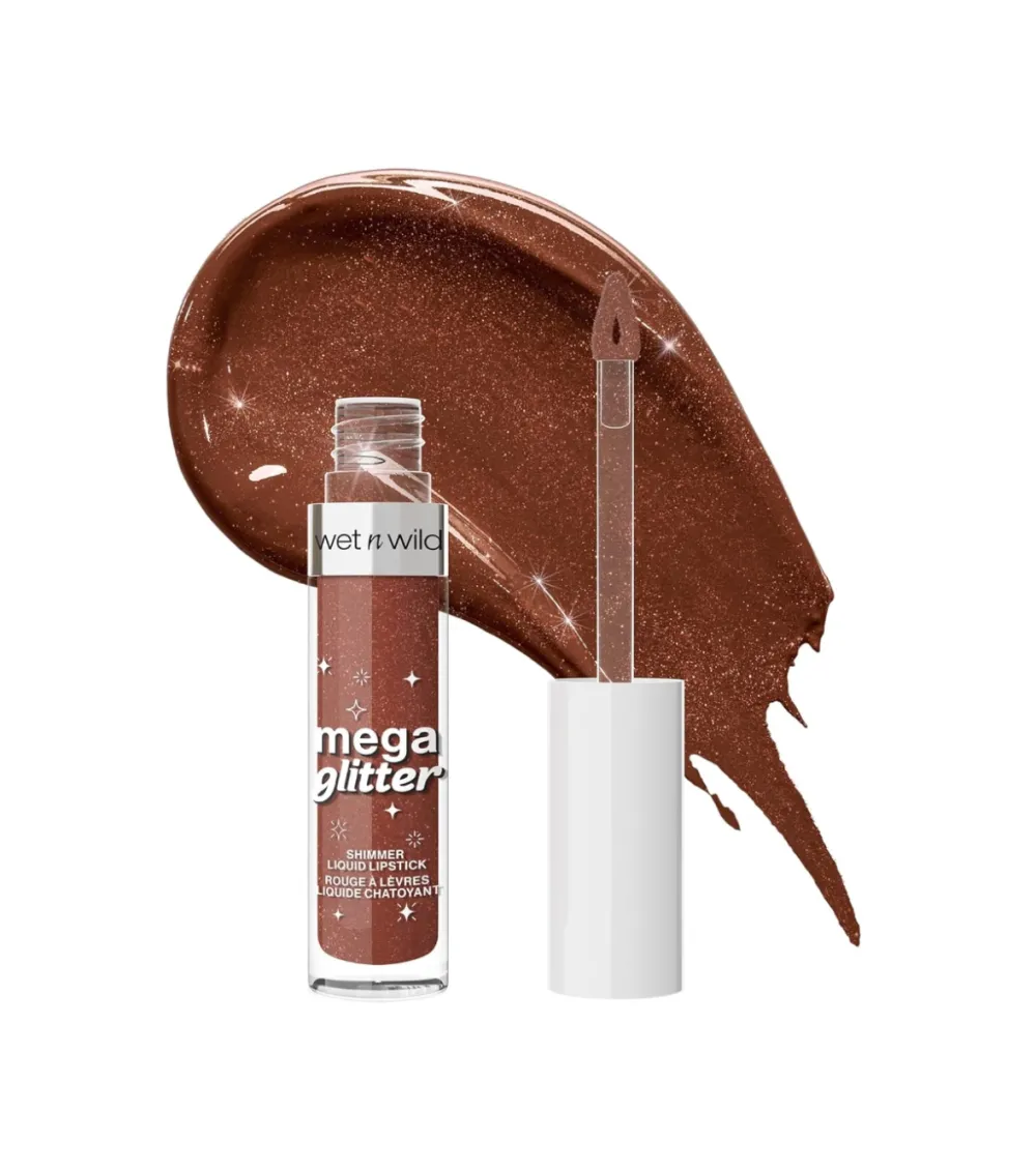 Labial líquido con shimmer Mega Glitter - Hear Me Out>Wet n Wild Outlet