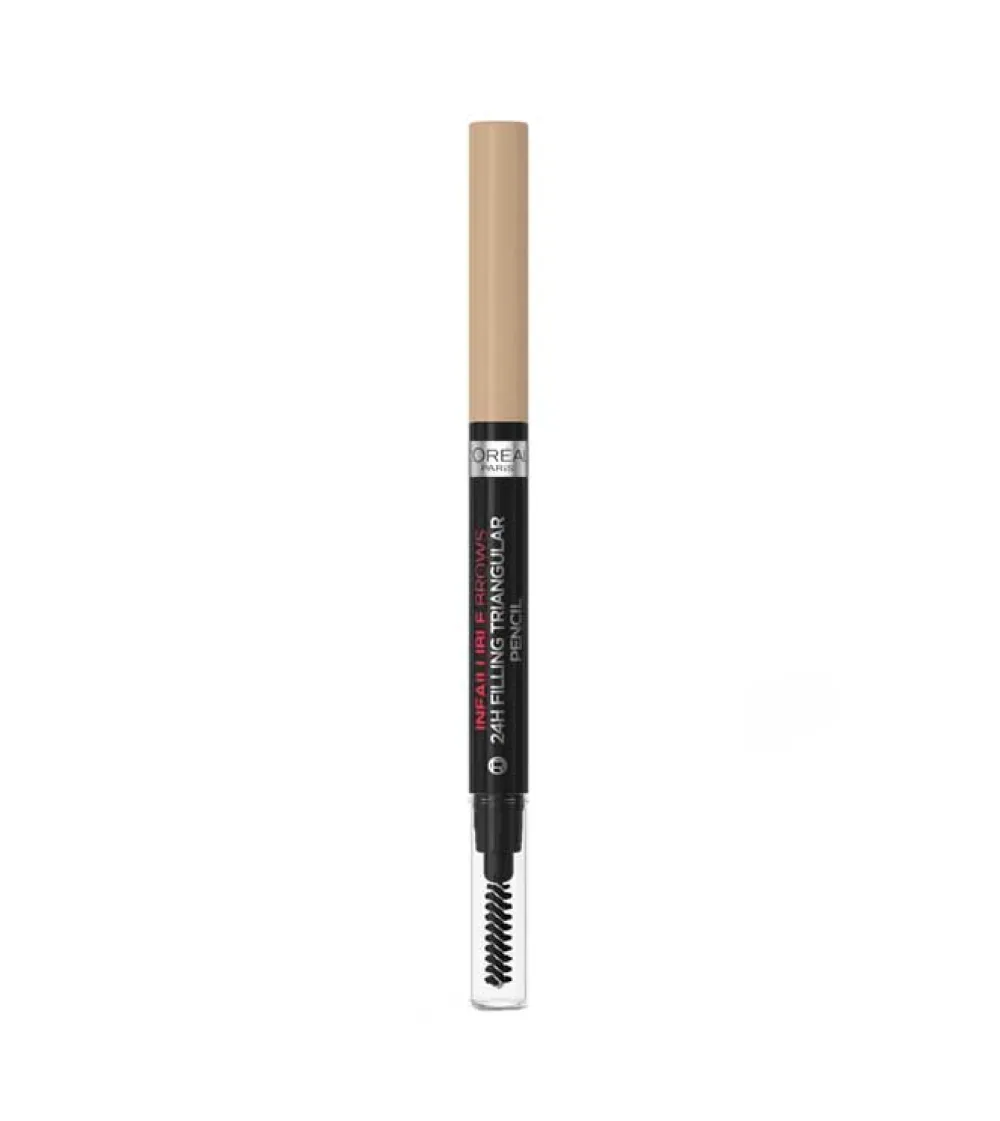 Lápiz de cejas automático Infaillible Brows 24h Filling Triangular Pencil - 7.0: Blonde>Loreal Paris Hot