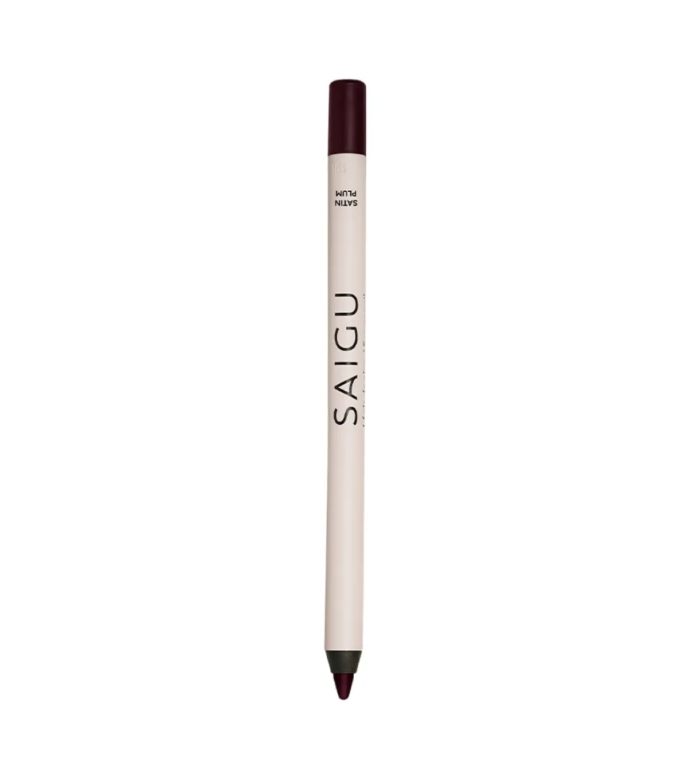 Lápiz de ojos Delineado Infinito - Ciruela Satinado>Saigu Cosmetics Hot
