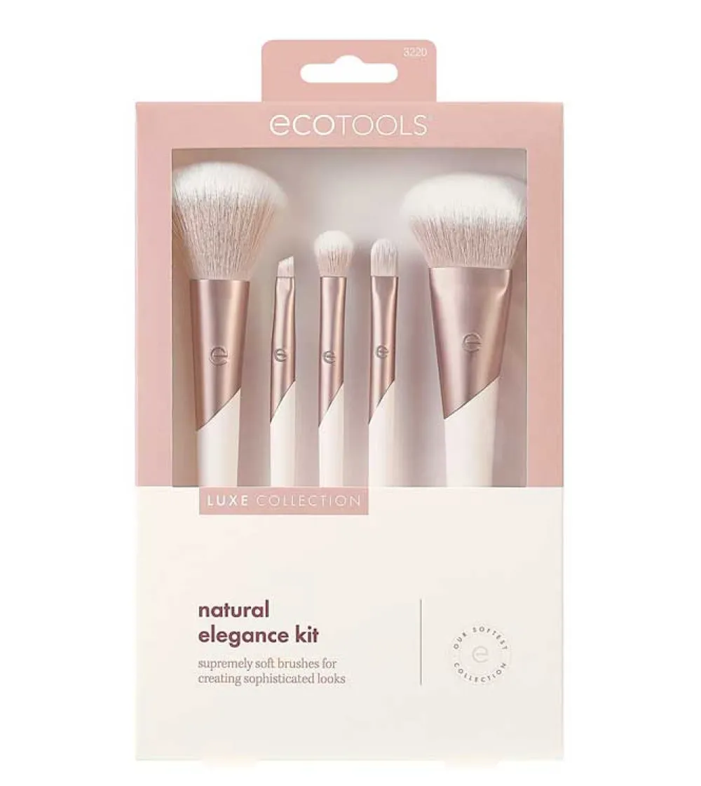 *Luxe Collection* - Set de brochas Natural Elegance>Ecotools New