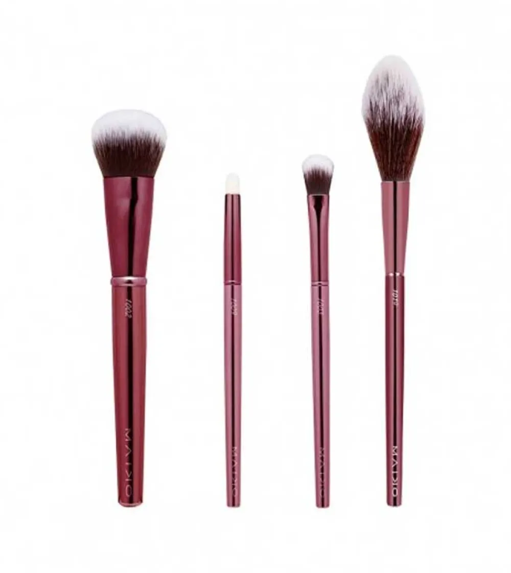 - Set de 4 brochas Luxury Burgundy>MAIKO Clearance