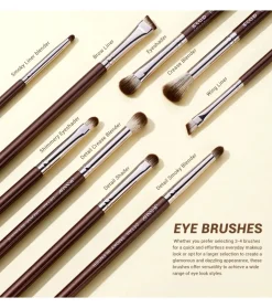 *Makeup Essentials in a Box* - Set de 15 brochas - Shimmer Brown><noscript><img width=