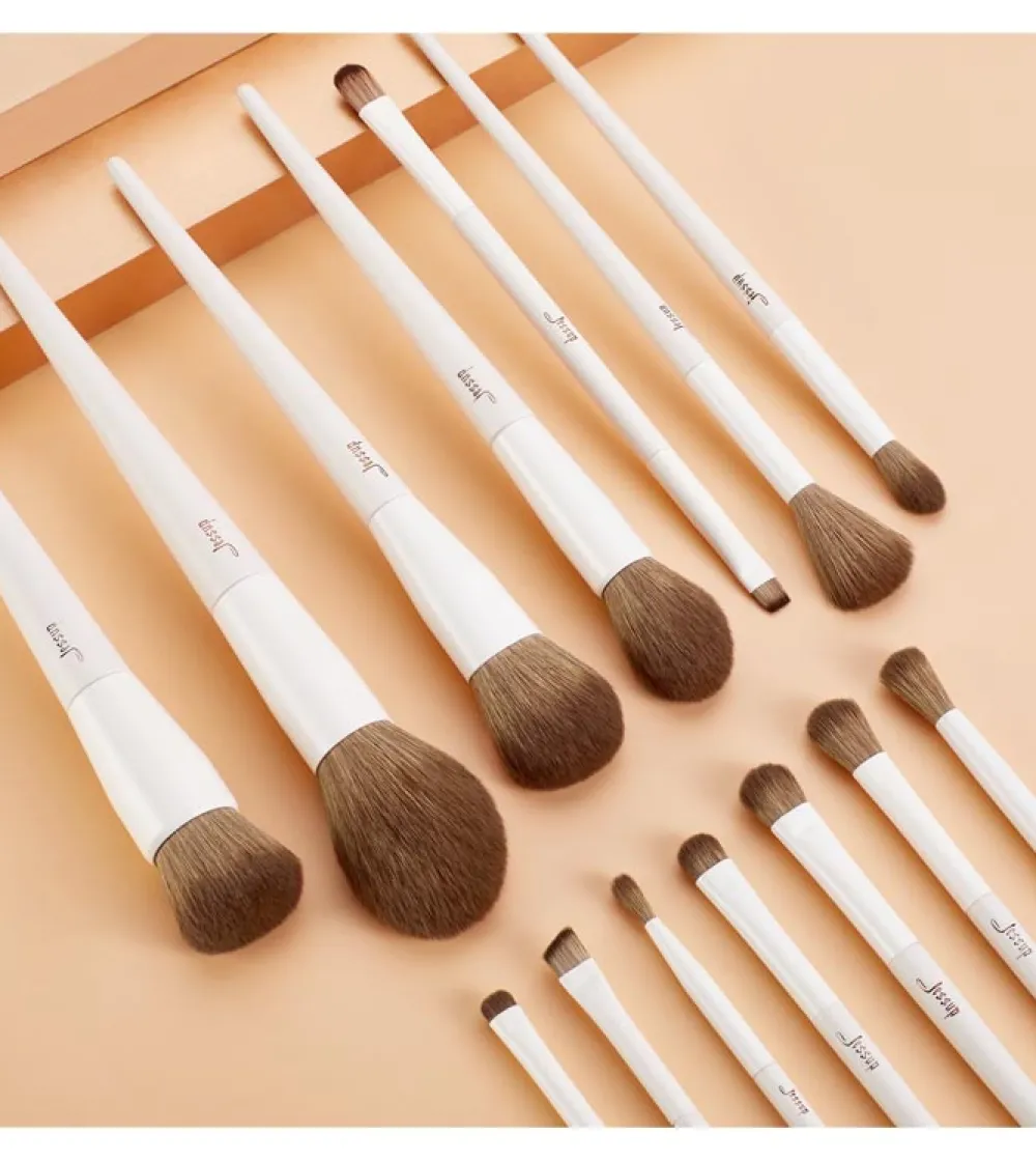 *Makeup Lover Collection* - Set de brochas 14 piezas - T329: Light Gray>Jessup Beauty Outlet
