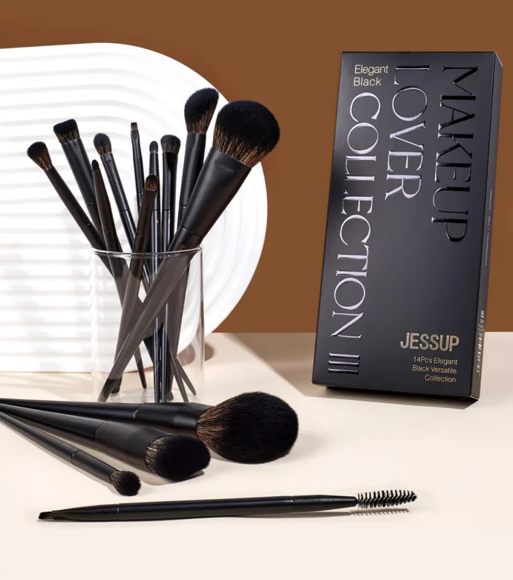 *Makeup Lover Collection III* - Set de 14 brochas - Elegant Black>Jessup Beauty