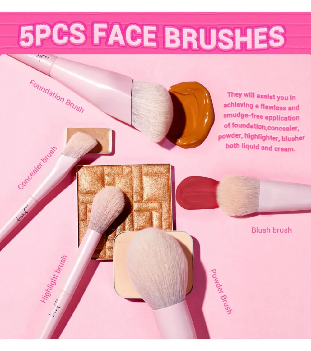 *Makeup Lover Collection IV* - Set de 14 brochas - Crystal Pink>Jessup Beauty Discount