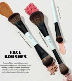 *Makeup Lover Collection V* - Set de 10 brochas - Bright Cyan><noscript><img width=