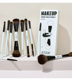 *Makeup Lover Collection V* - Set de 10 brochas - Bright Cyan><noscript><img width=