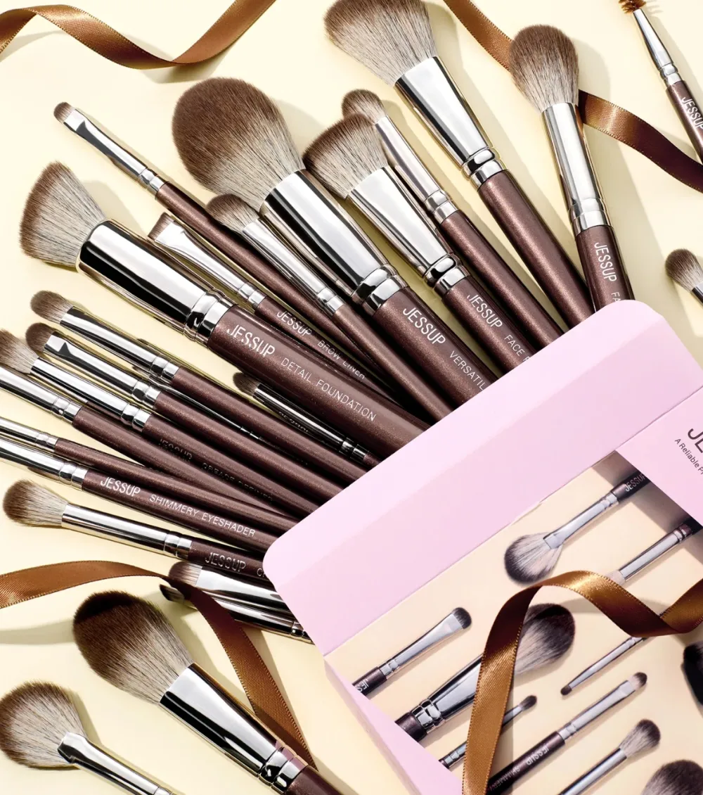 *Master Collection* - Set de 25 brochas - Shimmer Brown>Jessup Beauty Hot