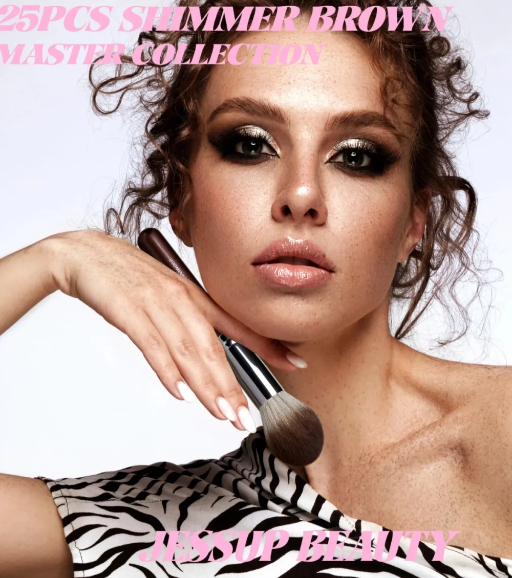 *Master Collection* - Set de 25 brochas - Shimmer Brown>Jessup Beauty Hot