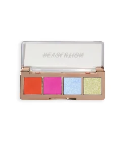 Mini paleta de sombras - The Vibrant Icon Edit Brights>Makeup Revolution Clearance