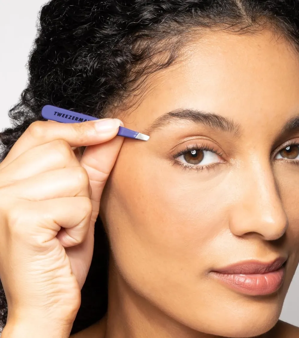 Mini Pinza Slant Tweezer - Lila>Tweezerman Hot
