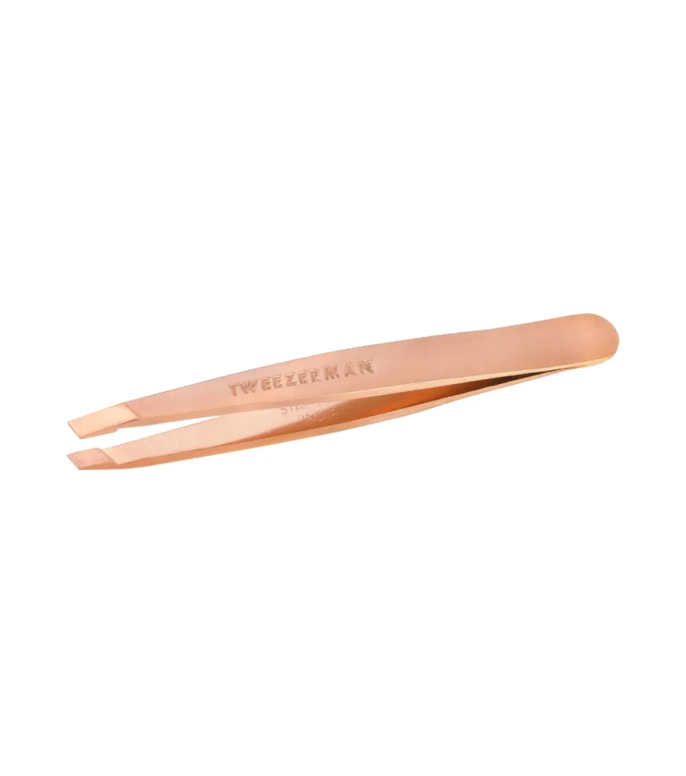 Mini Pinza Slant Tweezer - Rose Gold>Tweezerman Best