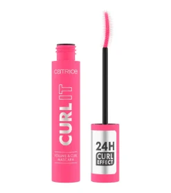 Máscara de pestañas CURL IT Volume & Curl - 010: Deep Black>Catrice New