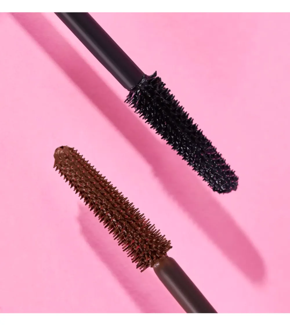 Máscara de pestañas Without Limits Extreme Lengthening & Volume - 02: Brown>essence New