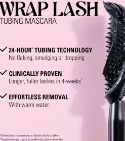 Máscara de pestañas Wrap Lash - Burgundy><noscript><img width=