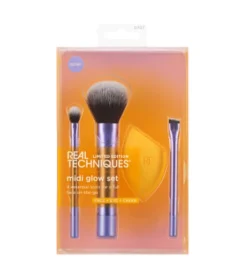 *Night brights* - Set de brochas + esponja Midi Glow>Real Techniques Best