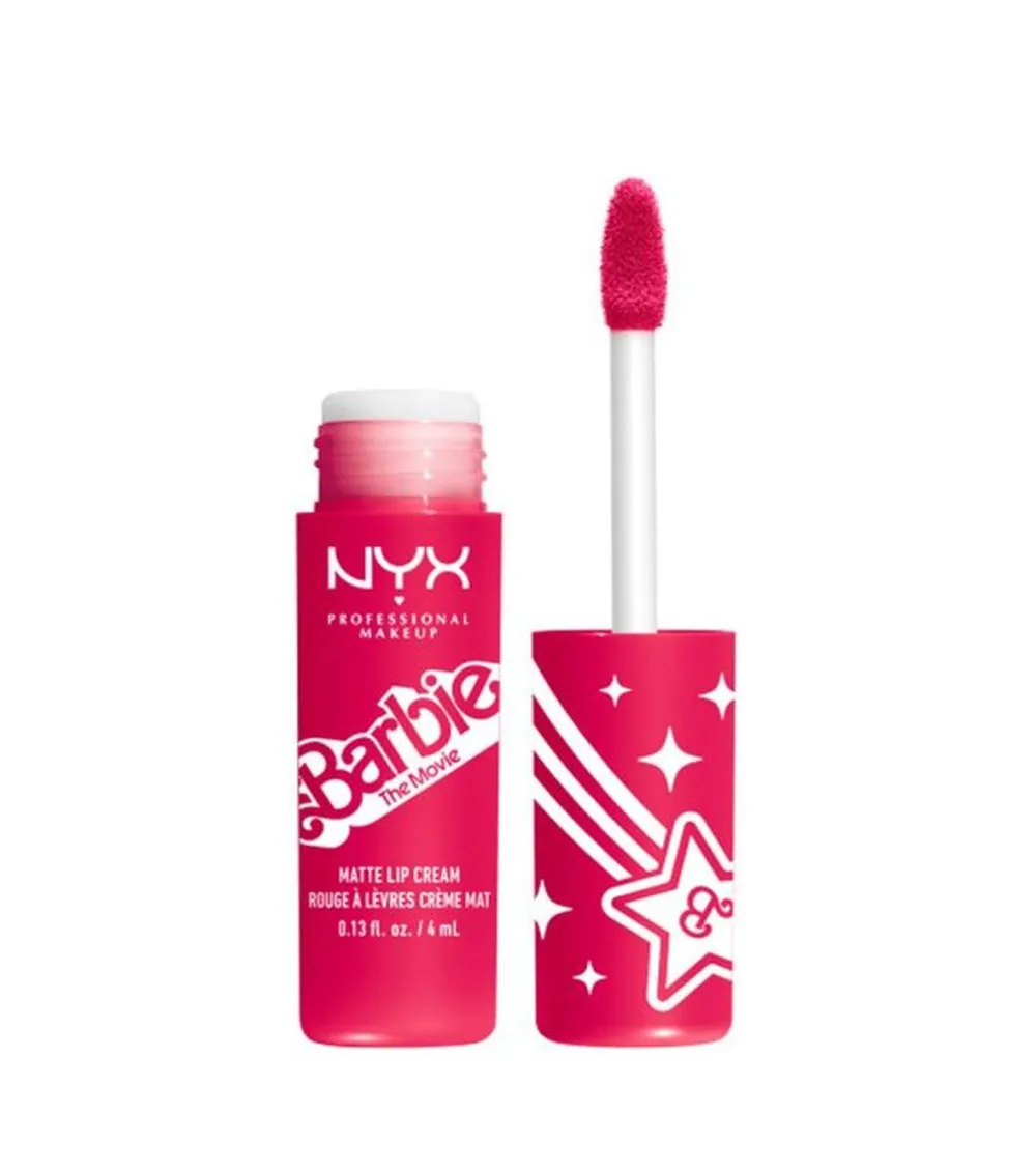 - *Barbie La Película* - Labial Líquido Smooth Whip Matte Lip Cream - 02: Perfect Day Pink>NYX Professional Makeup Outlet