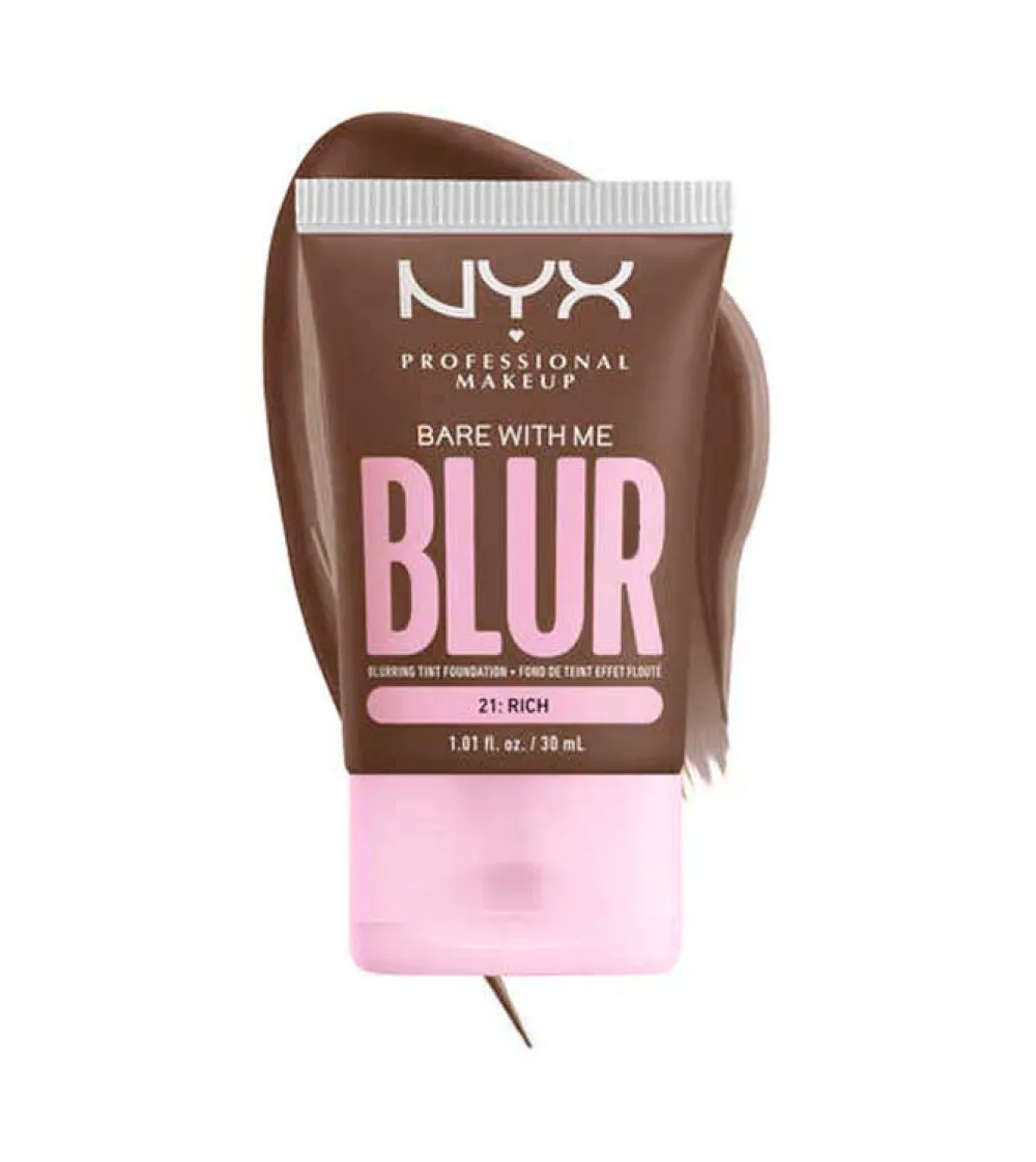 - Base de maquillaje difuminadora Bare With Me Blur Skin Tint - 21: Rich>NYX Professional Makeup Hot