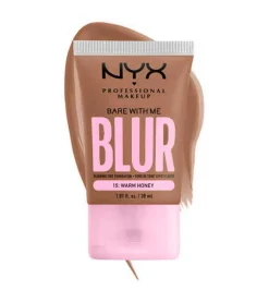 - Base de maquillaje difuminadora Bare With Me Blur Skin Tint - 15: Warm honey>NYX Professional Makeup Clearance