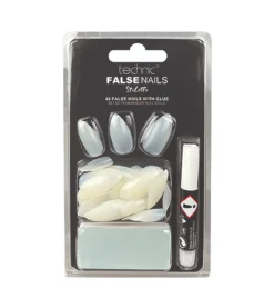 Pack de 48 uñas postizas stiletto y pegamento>Technic Cosmetics Outlet