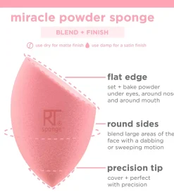 Pack de esponjas de maquillaje Miracle Powder para polvos><noscript><img width=