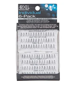 Pack de pestañas postizas Individuales Duralash - Knot-free Naturals: Long Black>Ardell