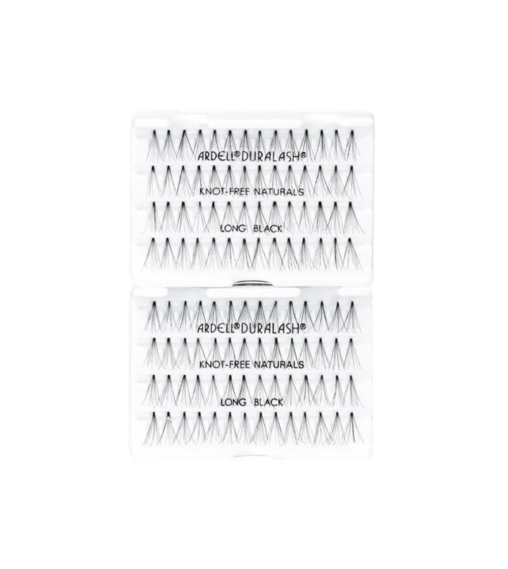 Pack de pestañas postizas Individuales Duralash - Knot-free Naturals: Long Black>Ardell
