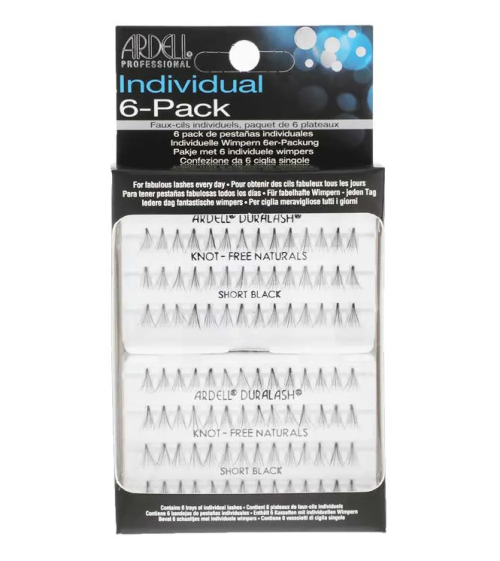 Pack de pestañas postizas Individuales Duralash - Knot-free Naturals: Short Black>Ardell New