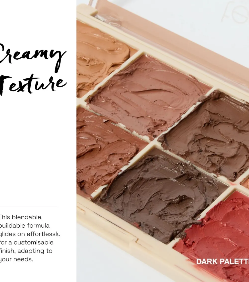 Paleta de rostro en crema base, colorete y bronceador - Medium>Technic Cosmetics Outlet