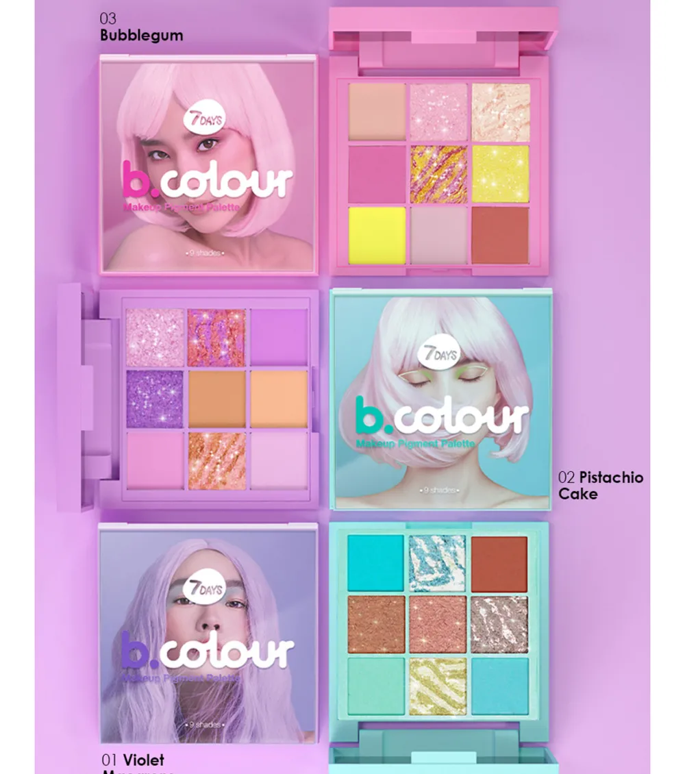 Paleta de sombras - 03: Bubblegum>7DAYS Sale
