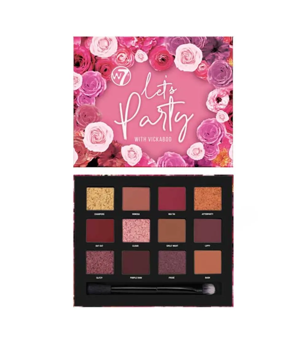 Paleta de sombras - Let's Party With Vickaboo>W7 New