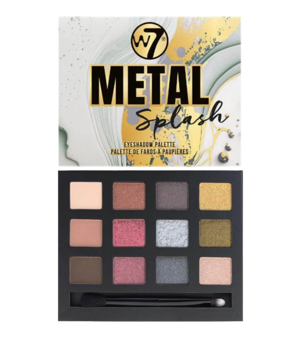 Paleta de sombras - Metal Splash>W7