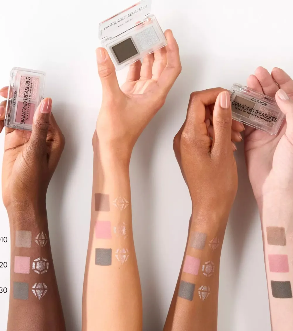 Paleta de sombras crema a polvo Diamond Treasures - 030: Smokey Diamond>Catrice Online