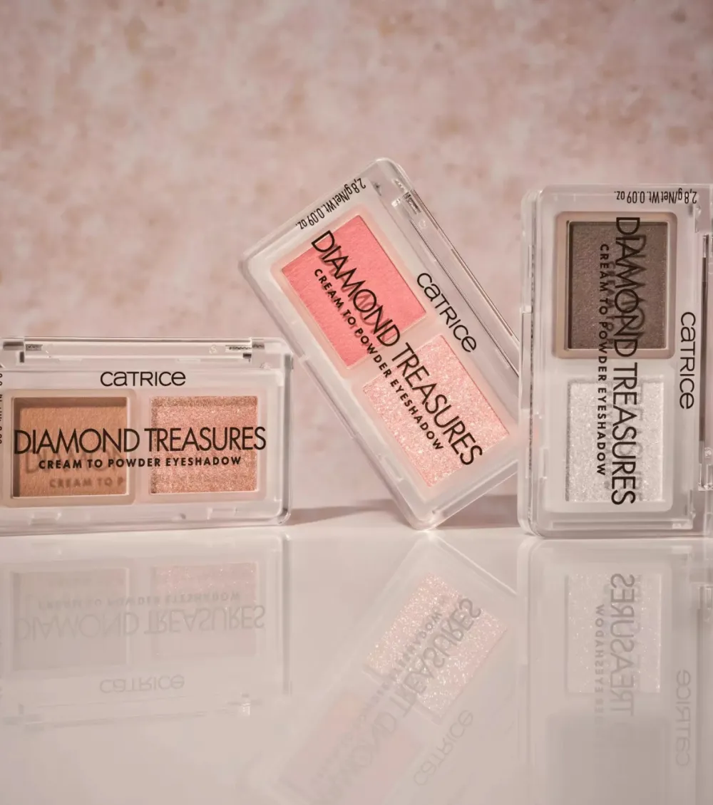Paleta de sombras crema a polvo Diamond Treasures - 010: Hazel Spark>Catrice