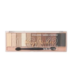Paleta de sombras de ojos Mega 12 - Mega Nudes>Technic Cosmetics New